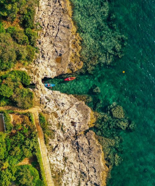 Pula 3 Islands Kajaktur - snorkling, simning grotta fotostopp 10