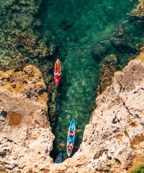 Pula 3 Islands Kajaktur - snorkling, simning grotta fotostopp 11