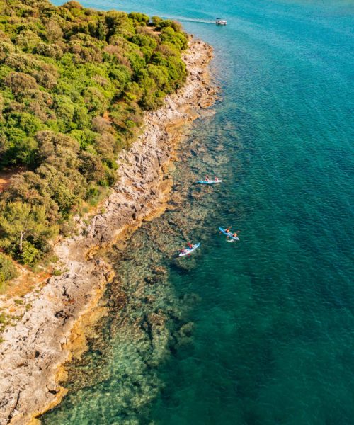 Pula 3 Islands Kajaktur - snorkling, simning grotta fotostopp 14