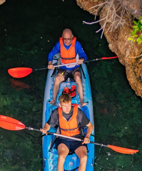 Pula 3 Islands Kajaktur - snorkling, simning grotta fotostopp 16