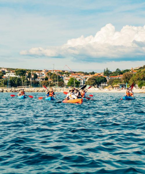 Pula 3 Islands Kajaktur - snorkling, simning grotta fotostopp 2