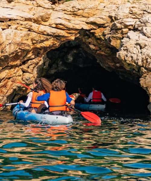 Pula 3 Islands Kajaktur - snorkling, simning grotta fotostopp 3