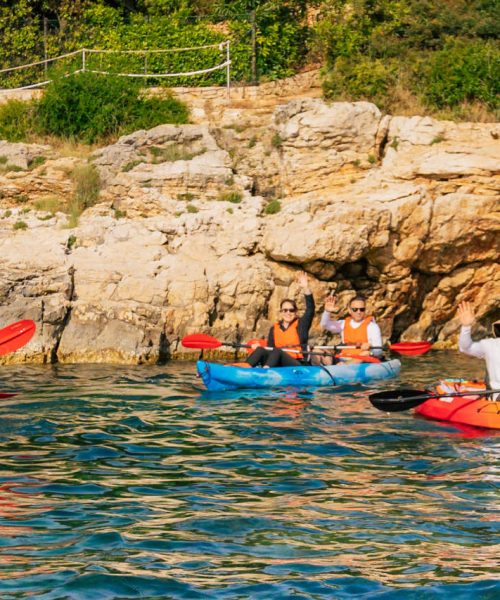 Pula 3 Islands Kajaktur - snorkling, simning grotta fotostopp 4