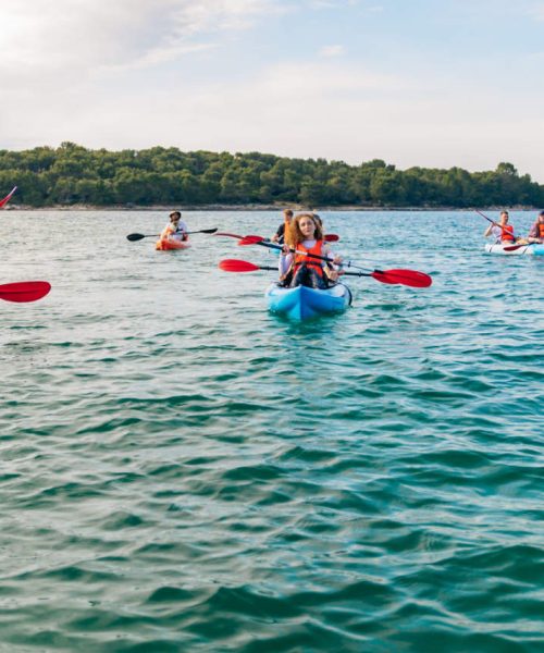 Pula 3 Islands Kajaktur - snorkling, simning grotta fotostopp 7