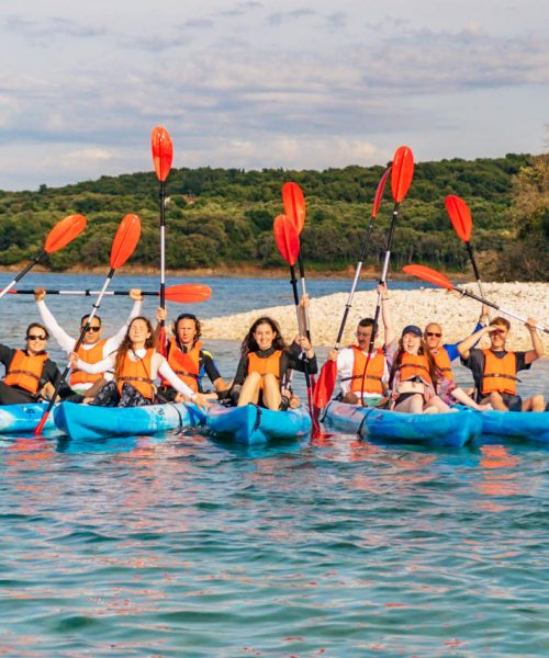 Pula 3 Islands Kajaktur - snorkling, simning grotta fotostopp 8