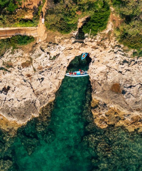 Pula 3 Islands Kajaktur - snorkling, simning grotta fotostopp 9